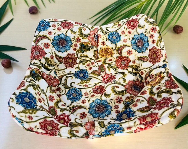 Microwaveable Reversible Bowl Cosy. Medium Size for Small Casserole Dish