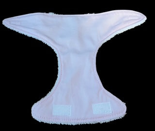 Pale Pink Doll's Nappy with Velcro. Fits doll 22cm (as shown)
