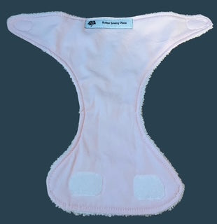 Pale Pink Doll's Nappy with Velcro. Fits 38cm Doll (as shown)