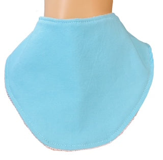 Pale Blue Dribble Bib for Baby / Toddler