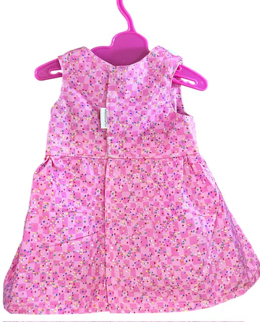 Confetti Pink Dolls dress. Suits 43cm doll (as shown)