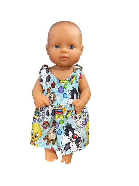Giggle Gang Dolls Dress. Suits 32cm doll (as shown)