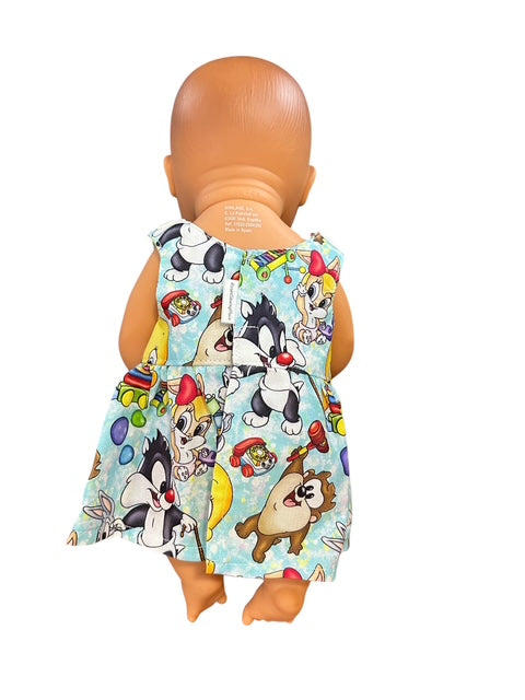 Giggle Gang Dolls Dress. Suits 32cm doll (as shown)