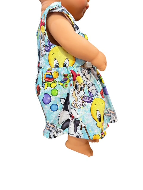 Giggle Gang Dolls Dress. Suits 32cm doll (as shown)