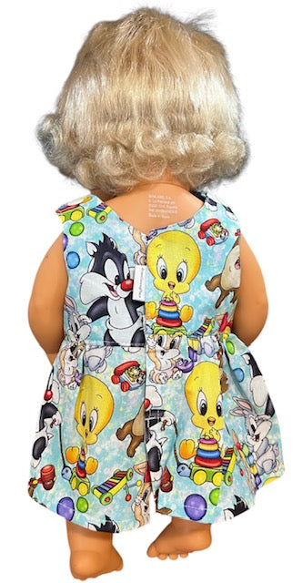 Giggle Gang Dolls Dress. Suits 38cm doll (as shown)