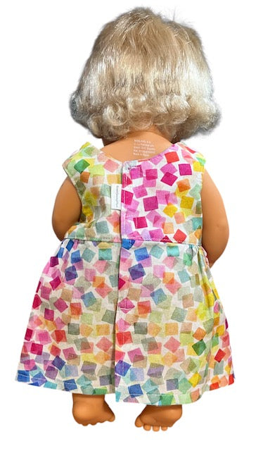 Colour Pop Dolls Dress. Suits 38cm doll (as shown)