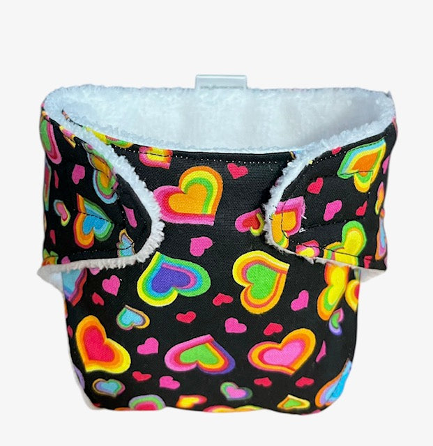 Happy Hearts Doll Nappy. Fits 43cm doll (as shown)