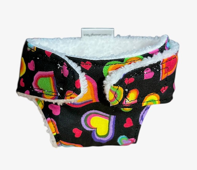 Happy Hearts Doll Nappy. Fits 22cm Doll (as shown)