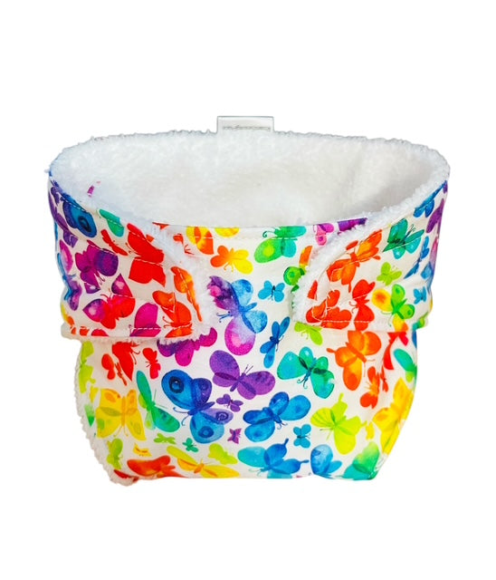 Butterfly Kisses Nappy. Fits 43cm doll (as shown)0
