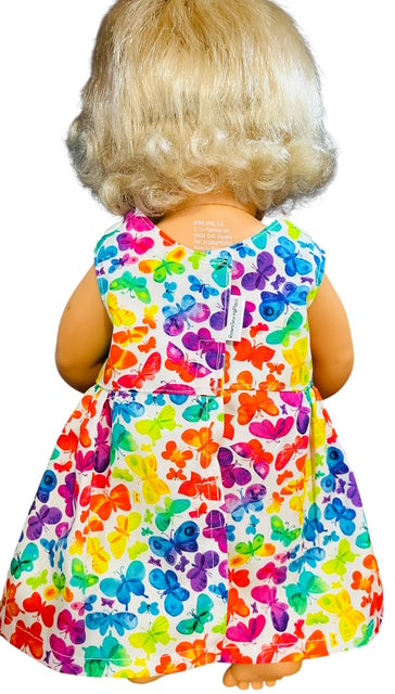Butterfly Kisses Doll Dress. Fits 38cm Minilands doll