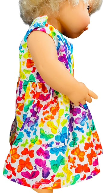 Butterfly Kisses Doll Dress. Fits 38cm Minilands doll