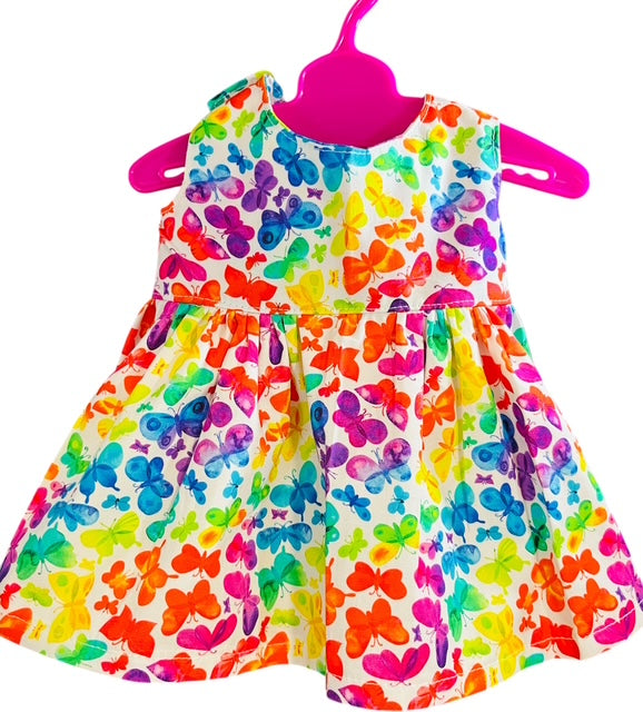 Butterfly Kisses Doll Dress. Fits 38cm Minilands doll