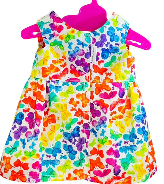 Butterfly Kisses Doll Dress. Fits 38cm Minilands doll