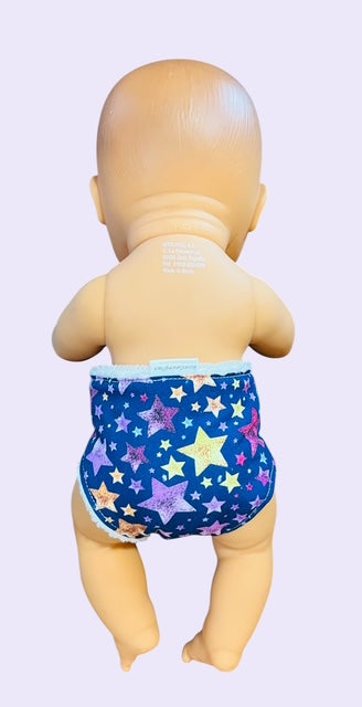 Twinkle Star Party Doll Nappy. Fits 32cm MiniLand doll (as shown)