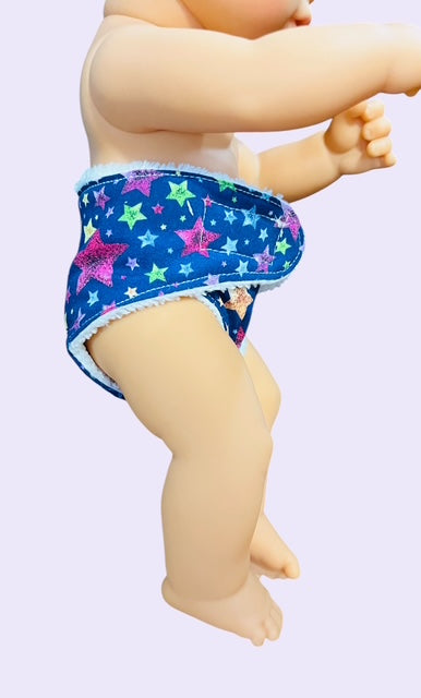 Twinkle Star Party Doll Nappy. Fits 32cm MiniLand doll (as shown)