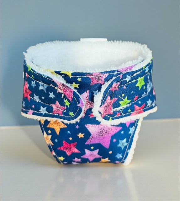Twinkle Star Party Doll Nappy. Fits 32cm MiniLand doll (as shown)