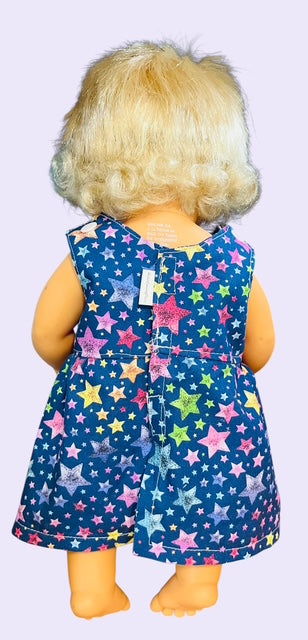 Twinkle Star Party Doll Dress. Fits 38cm MiniLand Doll (as shown)