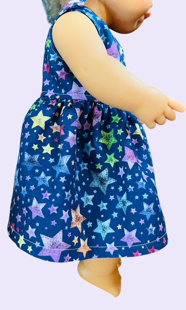 Twinkle Star Party Doll Dress. Fits 38cm MiniLand Doll (as shown)