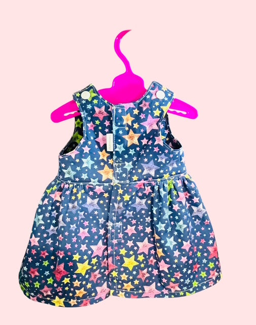 Twinkle Star Party Doll dress. Fits 43cm Baby Born doll ( as shown)