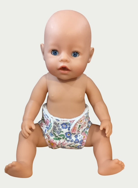 Priscilla Doll Nappy. Fits 43cm Baby Born Doll (as shown)