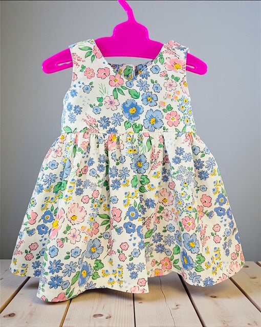 Priscilla Doll Dress. Fits 43cm Baby Born Doll (as shown).