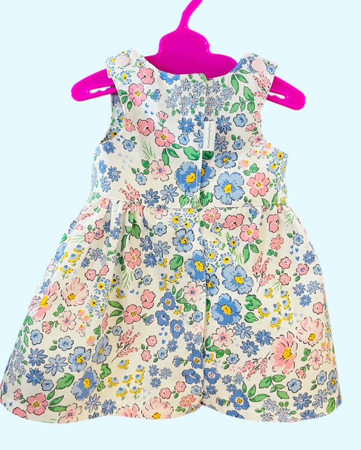 Priscilla Doll Dress. Fits 43cm Baby Born Doll (as shown).