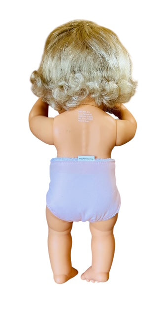 Pale Pink Doll's Nappy. Fits 38cm MiniLands Doll (as shown)