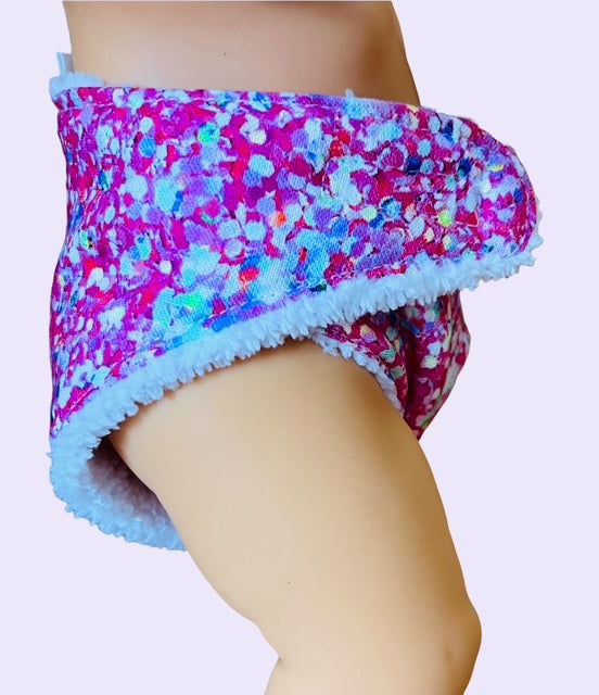 Sprinkle Splash Doll Nappy. Fits 32cm MiniLands doll (as shown)