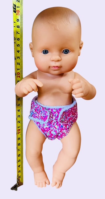 Sprinkle Splash Doll Nappy. Fits 32cm MiniLands doll (as shown)