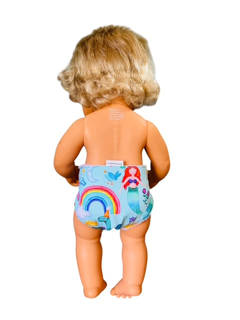 Enchanted Playtime Doll Nappy. Fits 38cm MiniLands Doll (as shown)