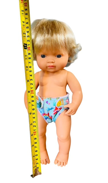 Enchanted Playtime Doll Nappy. Fits 38cm MiniLands Doll (as shown)