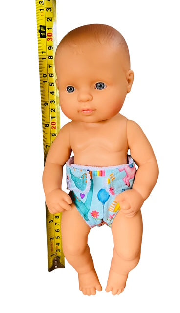 Enchanted Playtime Doll Nappy. Fits 32cm MiniLands Doll (as shown)