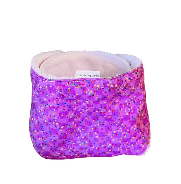 Confetti Purple Doll nappy. Fits 43cm Baby Born Doll (as shown)