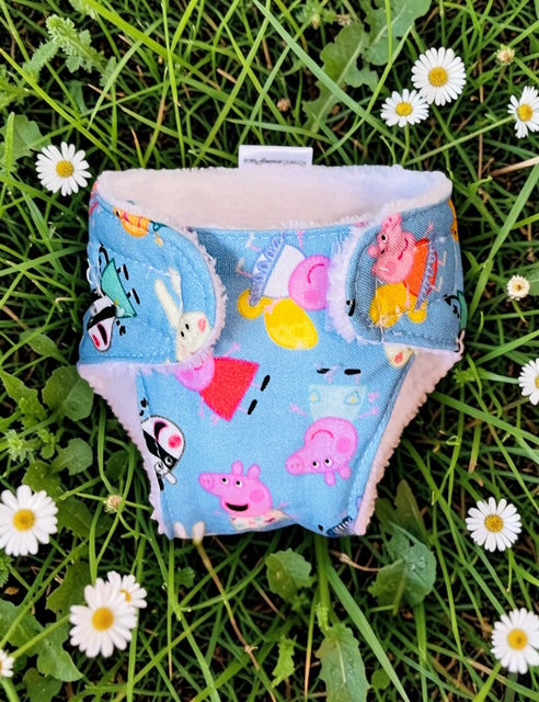 Piggy Playtime Doll Nappy. Fits 38cm MiniLand Doll.