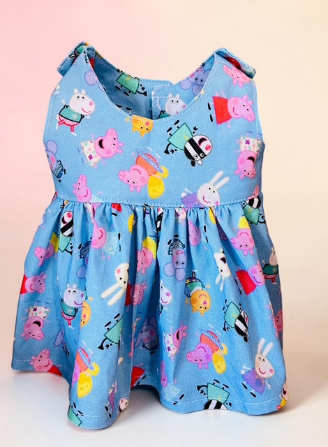 Piggy Playtime Doll Dress. Fits 38cm MiniLands Doll.