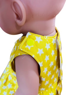 Sunshine Stars Doll Dress. Fits 43cm Baby Born Doll (as shown)