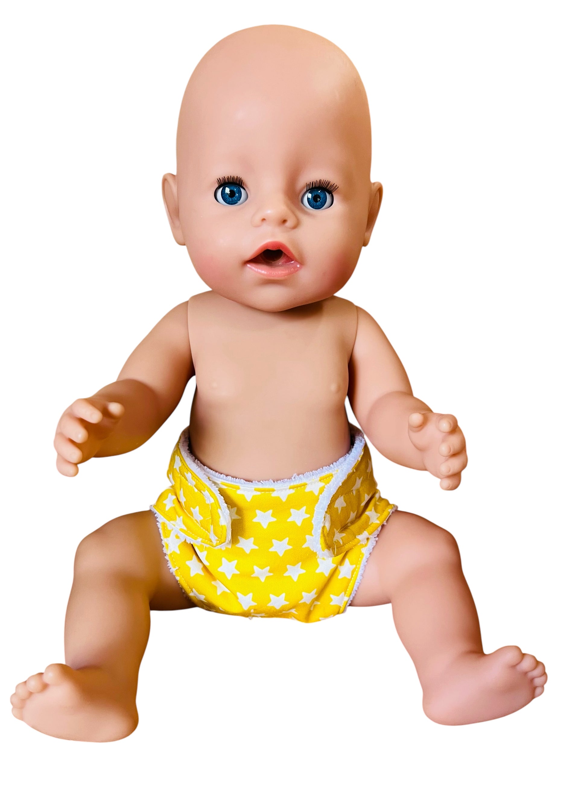 Sunshine Stars Doll Nappy. Fits 43cm Baby Born doll (as shown)