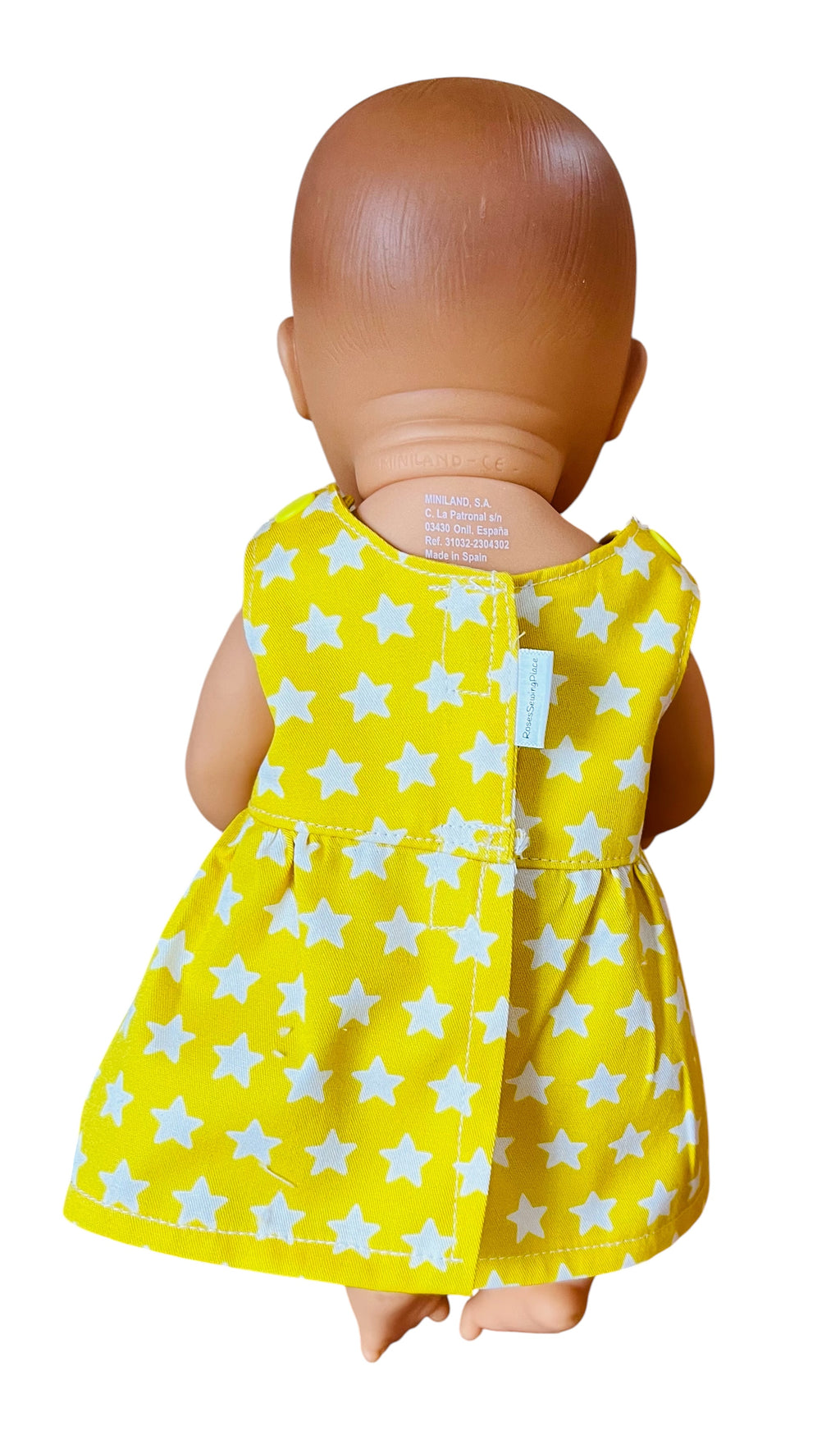 Sunshine Stars Doll Dress. Fits 32cm Minilands Doll (as shown