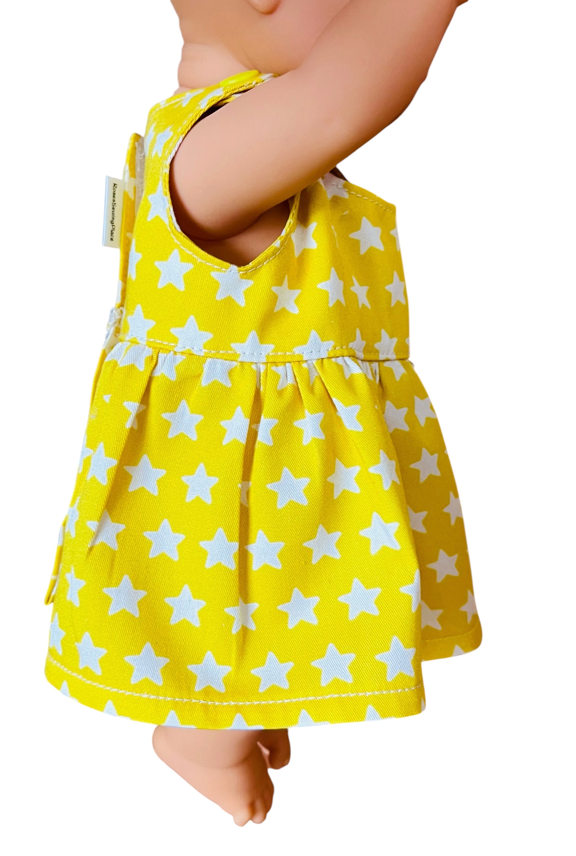 Sunshine Stars Doll Dress. Fits 32cm Minilands Doll (as shown