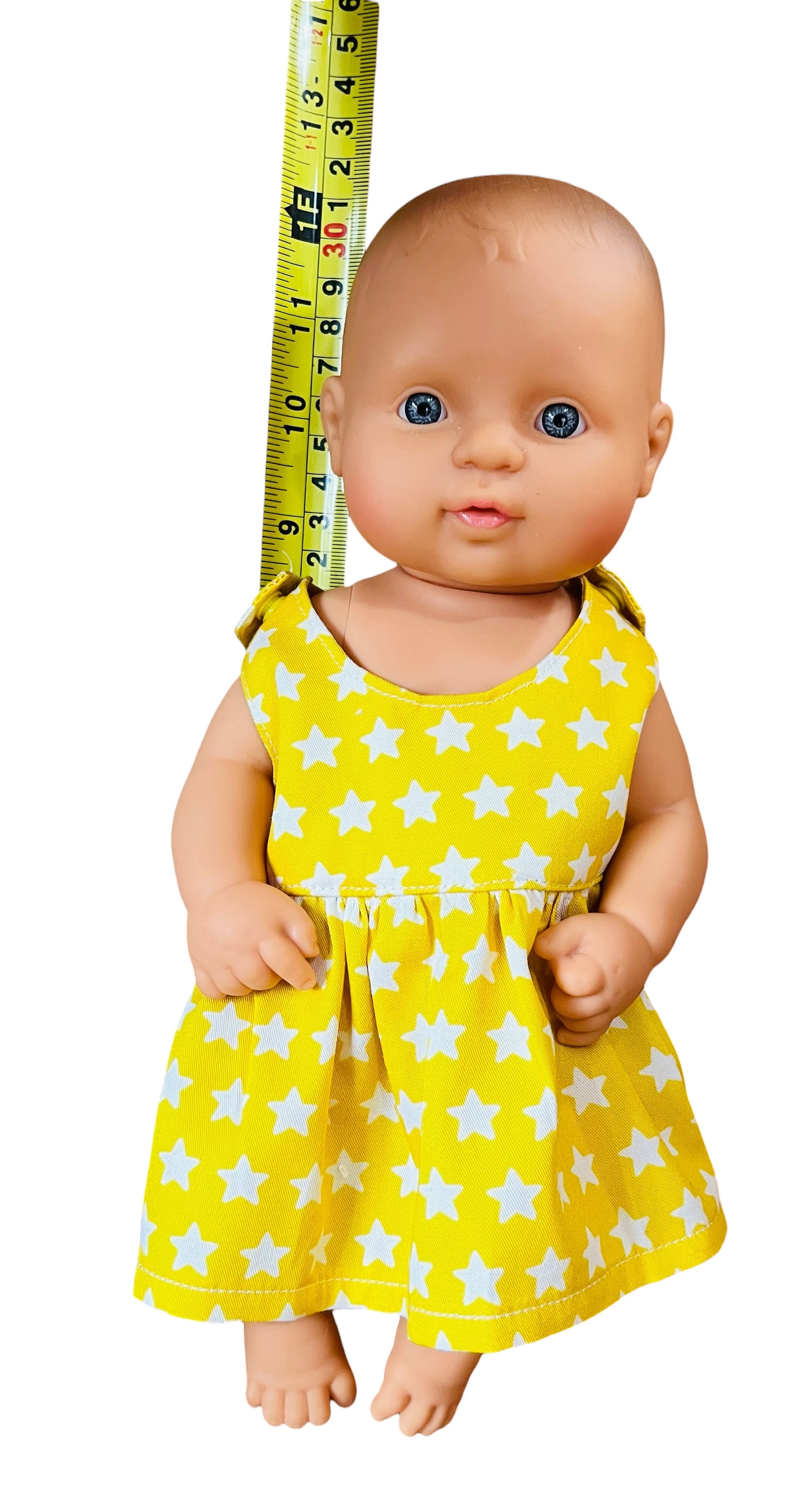 Sunshine Stars Doll Dress. Fits 32cm Minilands Doll (as shown
