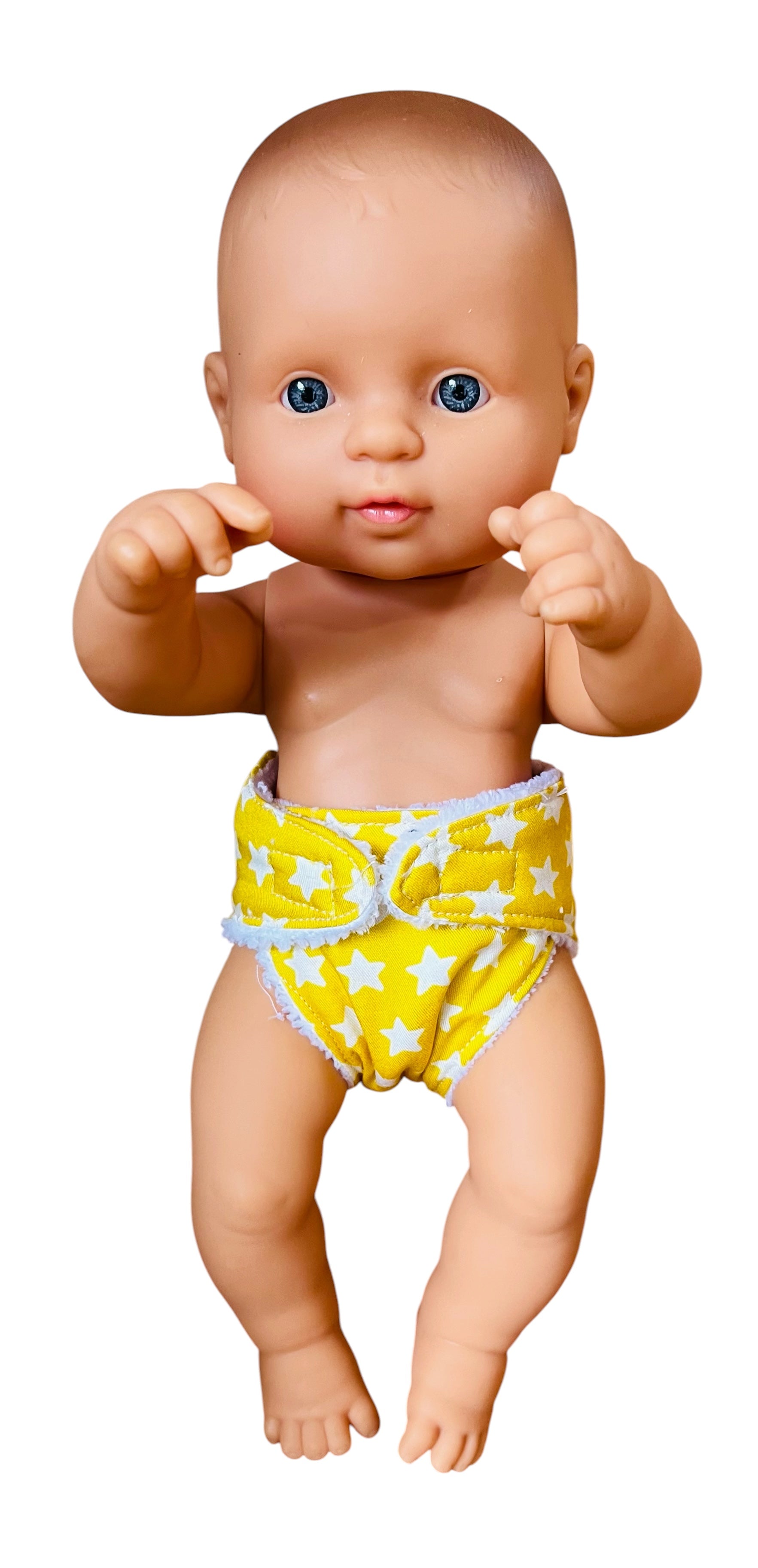 Sunshine Stars Doll Nappy. Fits 32cm MiniLands Doll (as shown)