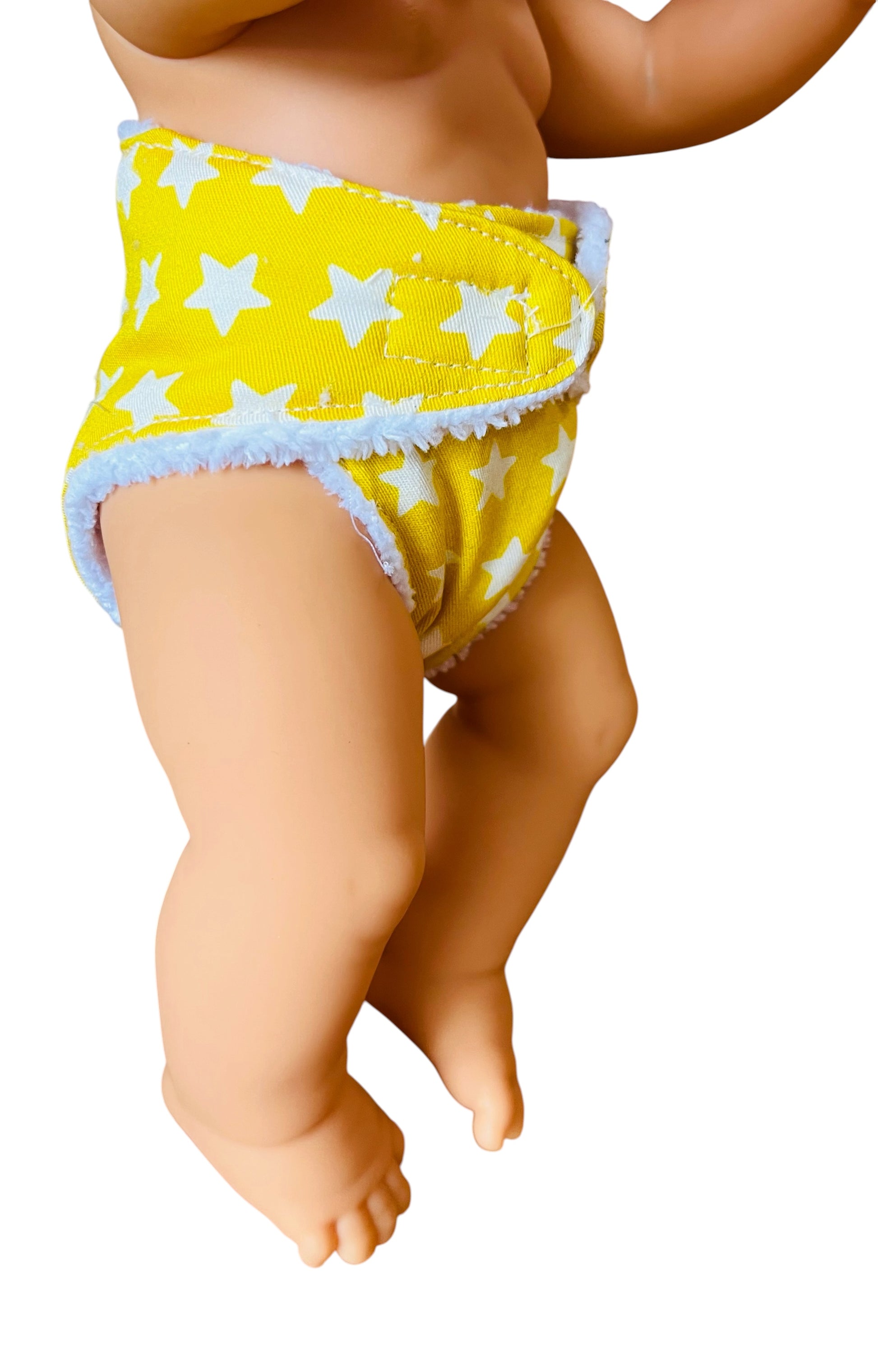 Sunshine Stars Doll Nappy. Fits 32cm MiniLands Doll (as shown)