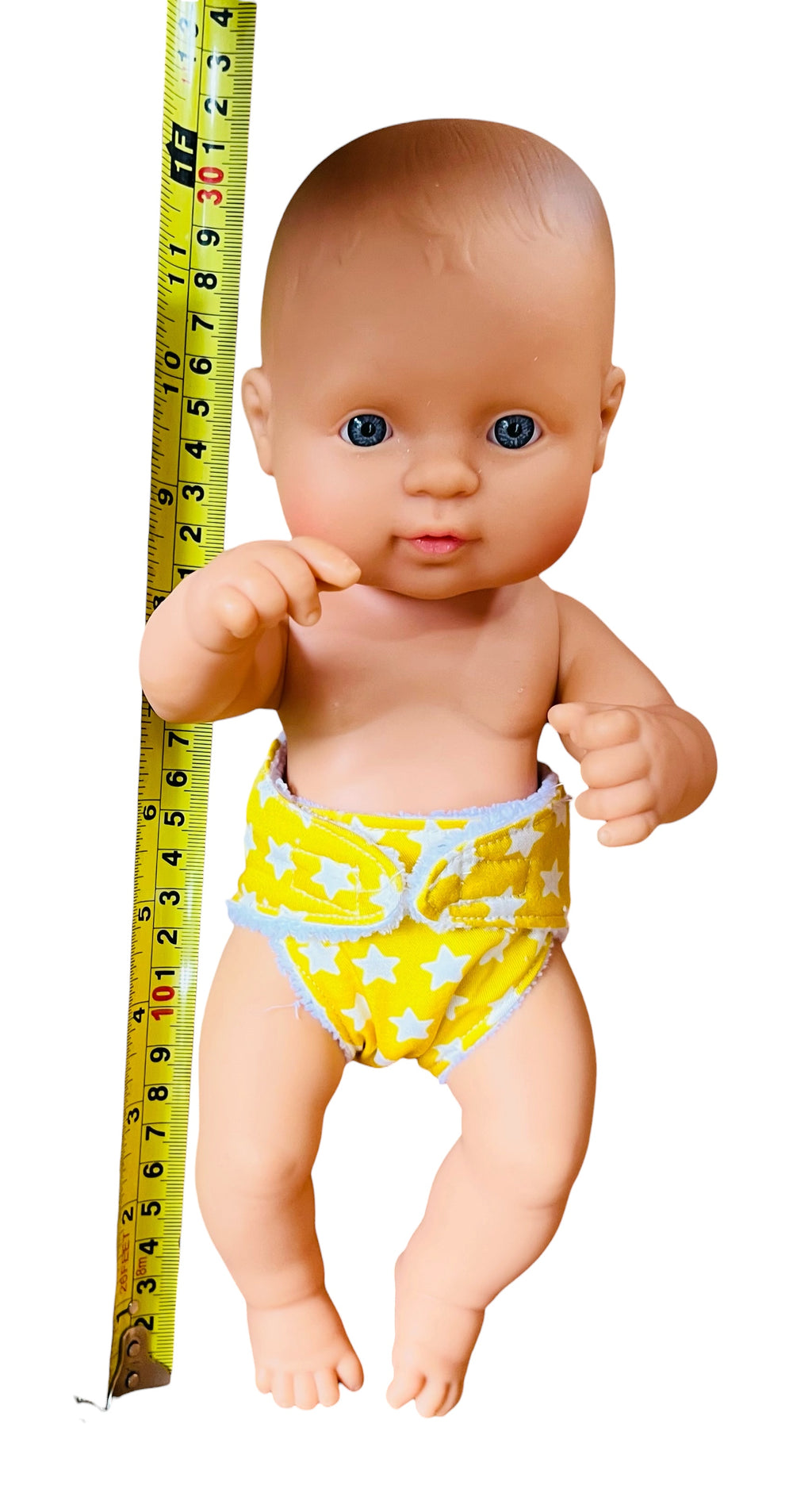 Sunshine Stars Doll Nappy. Fits 32cm MiniLands Doll (as shown)