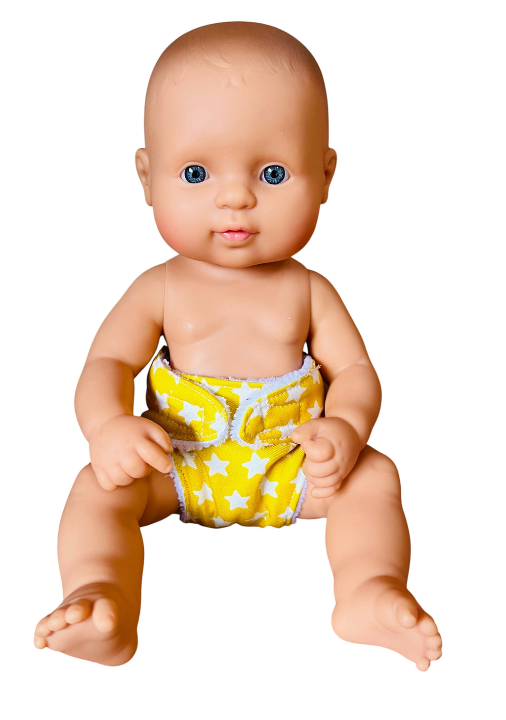 Sunshine Stars Doll Nappy. Fits 32cm MiniLands Doll (as shown)
