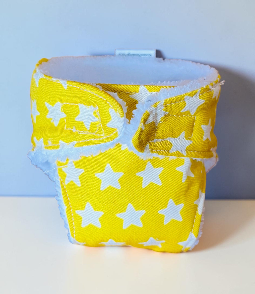 Sunshine Stars Doll Nappy. Fits 32cm MiniLands Doll (as shown)