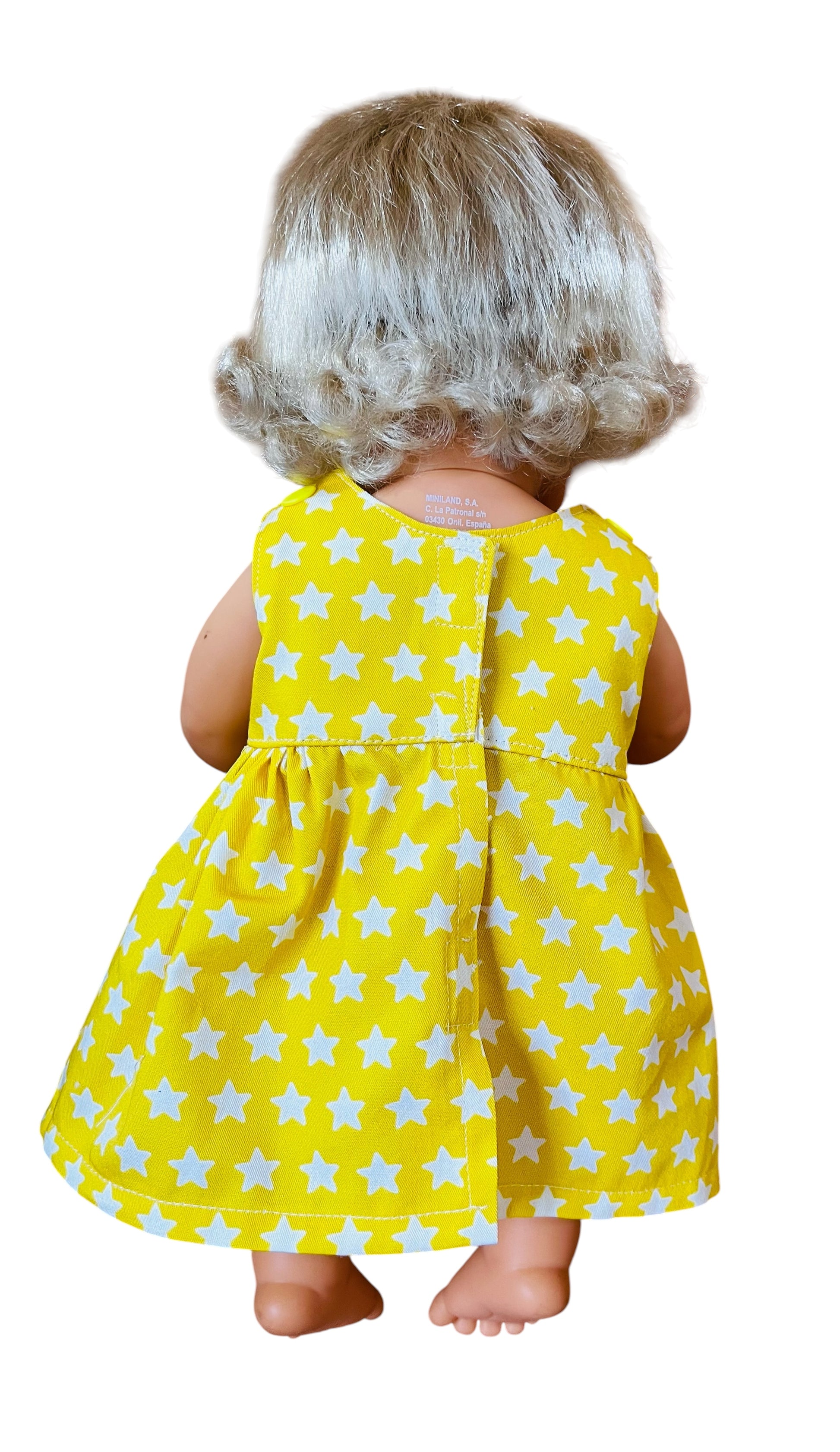 Sunshine Stars Doll Dress. Fits 38cm MiniLands doll