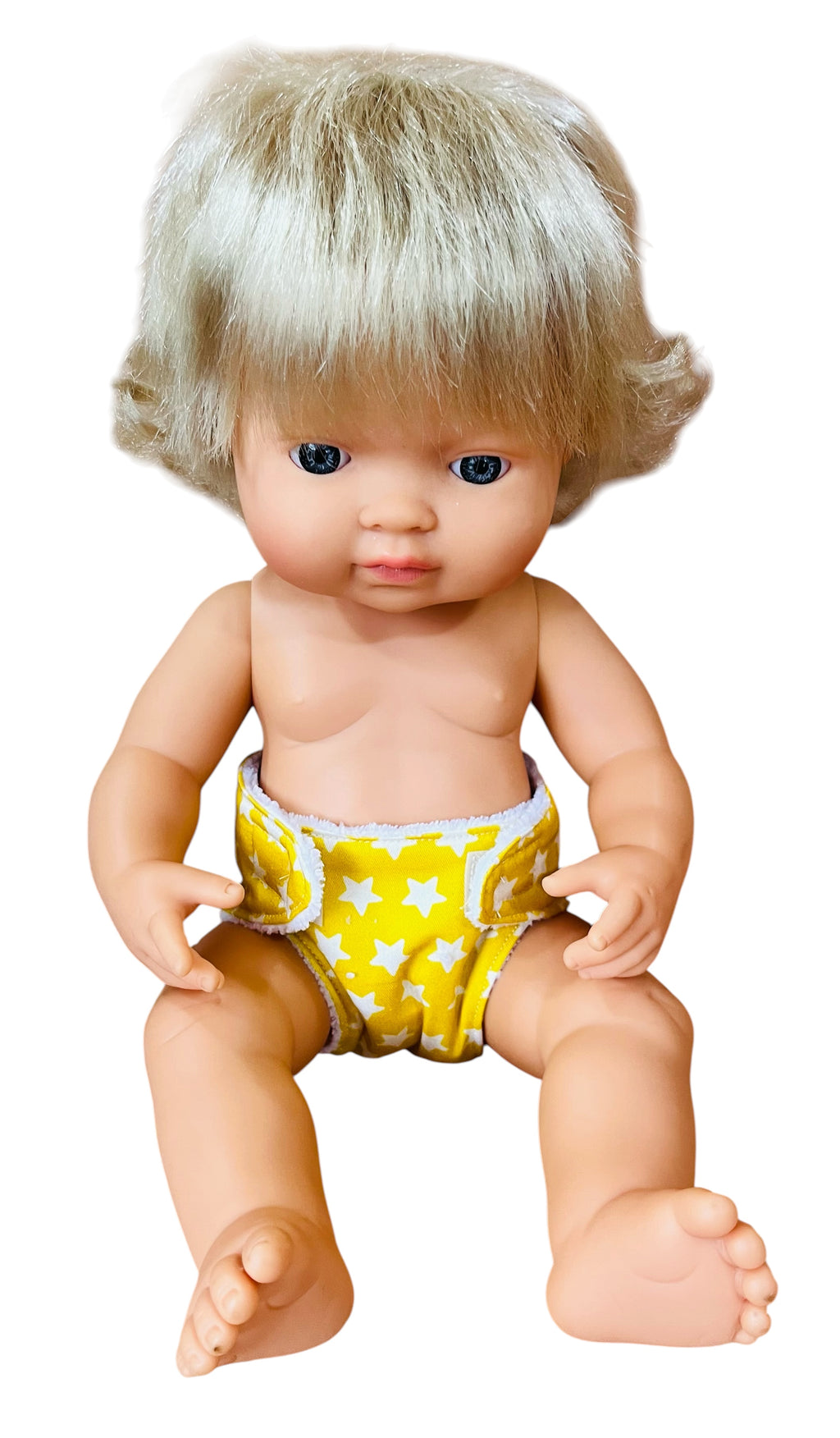Sunshine Stars Doll Nappy. Fits 38cm MiniLands Doll