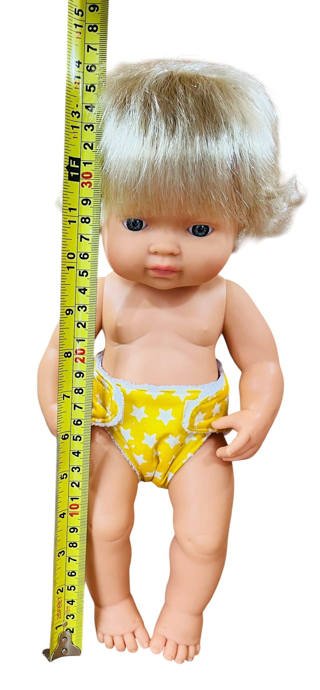Sunshine Stars Doll Nappy. Fits 38cm MiniLands Doll