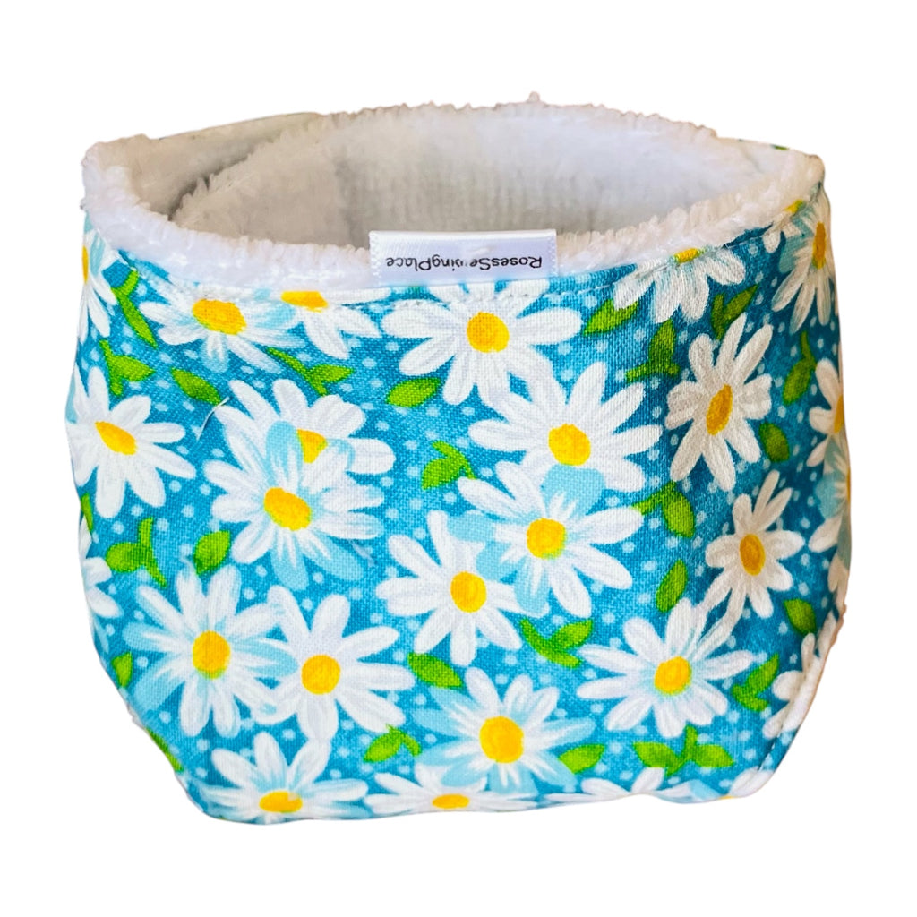 Daisy Patch Blue Doll Nappy. Fits 38cm MiniLands doll (as shown)