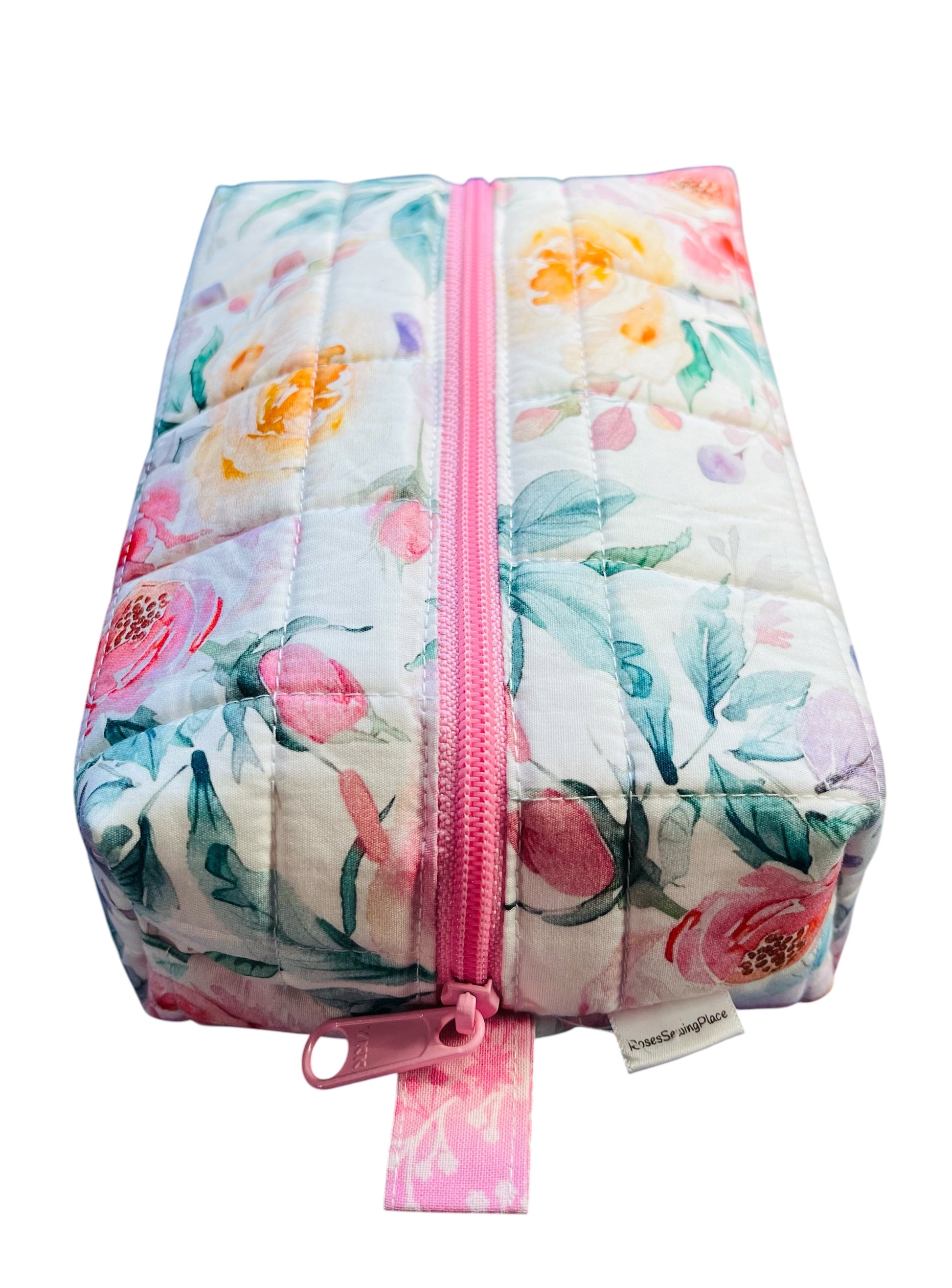 Zippered Boxy Pouch - Spring Meadow